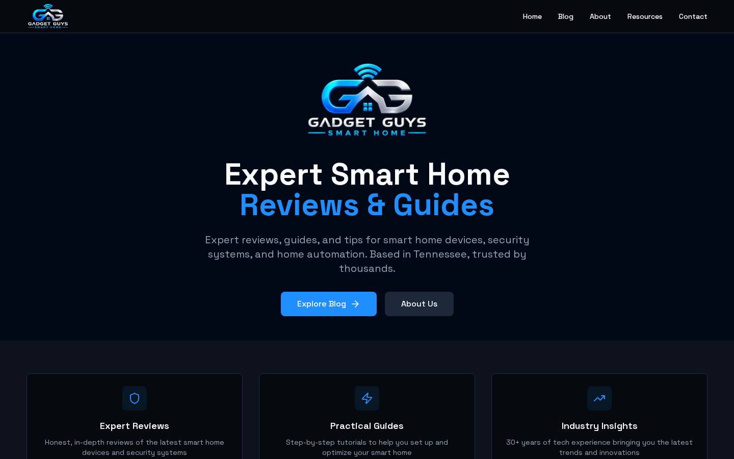 Gadget Guys Smart Home — Expert Smart Home Reviews & Guides.